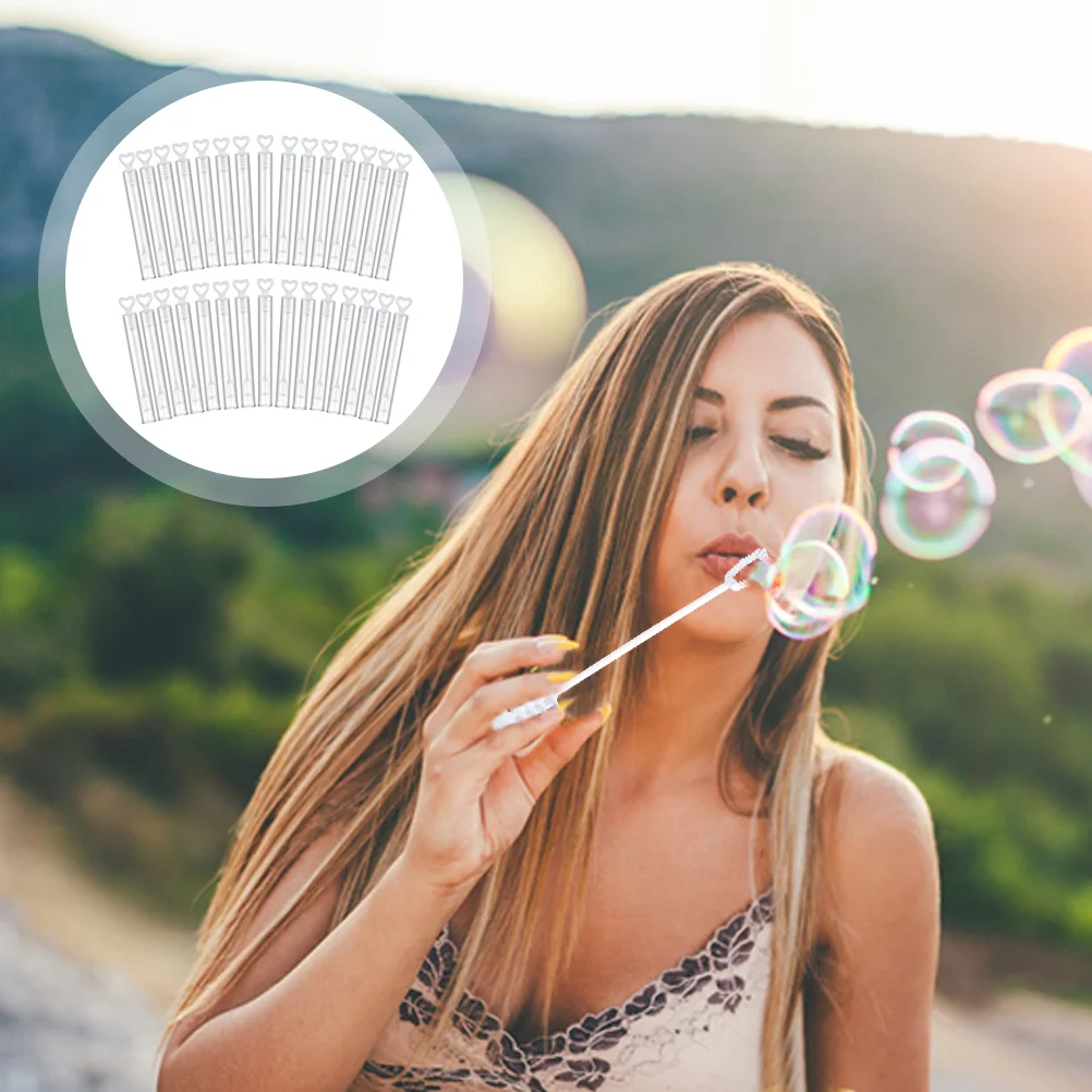 30 Pcs Water Empty Bubble Wands Bottle Mini Empty Toys Refillable Party Wedding Kids Blow Play Outdoor Fun
30 Pcs Water Empty Bubble Wands Bottle Mini Empty Toys Refillable Party Wedding Kids Blow Play Outdoor Fun