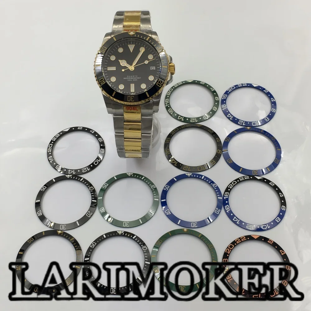 LARIMOKER 38MM Luxury Two Tone Gold Men's Ronda 515-24h Quartz Movement Watch Black Dial Luminous Sapphire Glass Waterproof
LARIMOKER 38MM Luxury Two Tone Gold Men's Ronda 515-24h Quartz Movement Watch Black Dial Luminous Sapphire Glass Waterproof