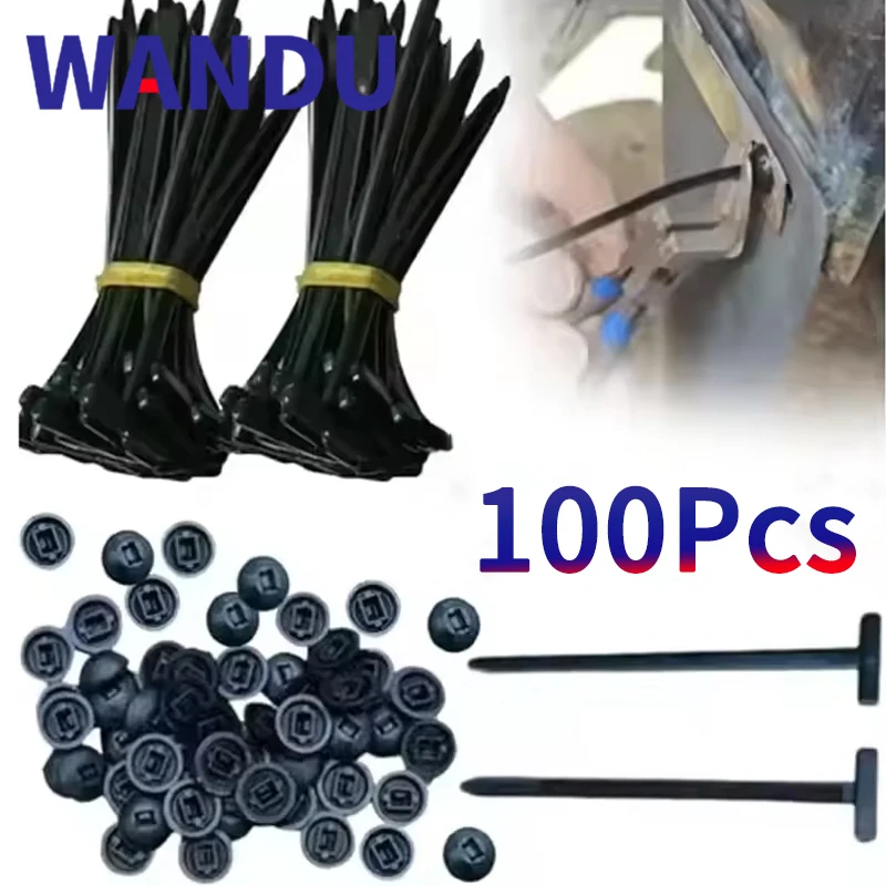 Nylon Universal Cable Tie Buckle-Heavy Duty Zip Ties Holder with Pin & Button Design Plastic Cable Ties Tool Fasteners Car Body
Nylon Universal Cable Tie Buckle-Heavy Duty Zip Ties Holder with Pin & Button Design Plastic Cable Ties Tool Fasteners Car Body