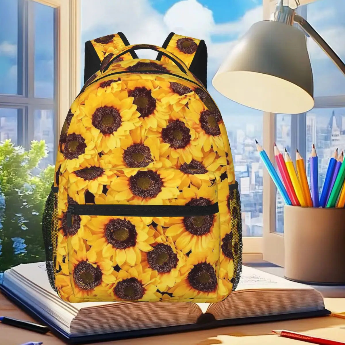 Vintage Sunflower Flowers Pattern Backpack Student Boys Girls BookBag Children School Bag Computer Shoulder Bags for Men Women
Vintage Sunflower Flowers Pattern Backpack Student Boys Girls BookBag Children School Bag Computer Shoulder Bags for Men Women