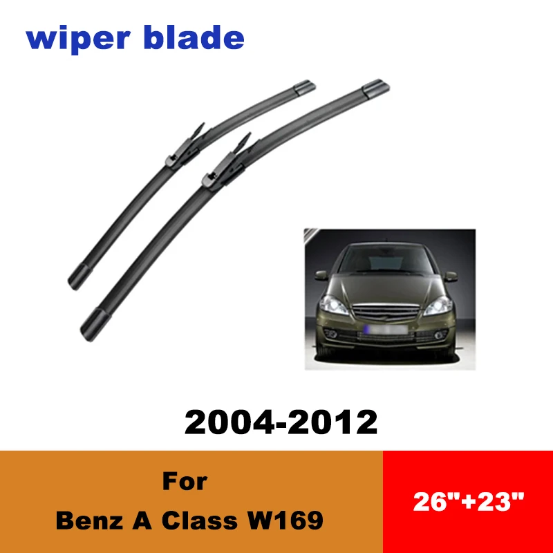 For Benz A Class W169 2004-2012 car front wiper blades silent wiper blades soft rubber windshield wipers accessories
For Benz A Class W169 2004-2012 car front wiper blades silent wiper blades soft rubber windshield wipers accessories