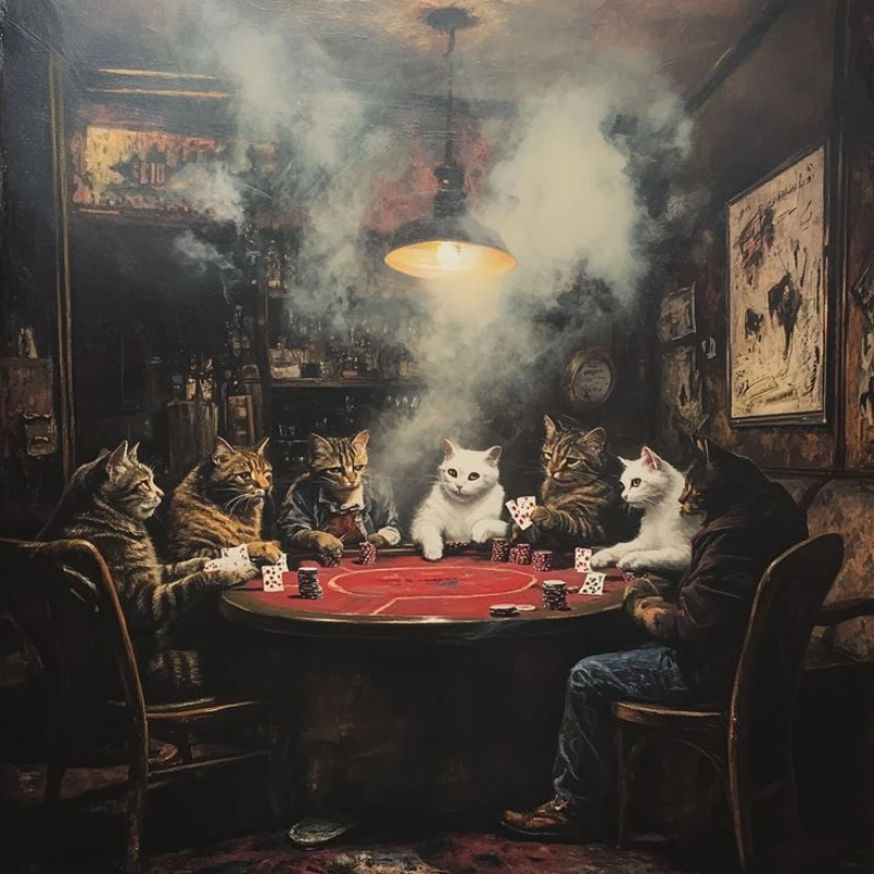 500PCS/1024 PCS Jigsaw Puzzles Abstract Cats Play Cards Challenging Family Activity Game for Bedroom Gameroom Home Decor Gift
500PCS/1024 PCS Jigsaw Puzzles Abstract Cats Play Cards Challenging Family Activity Game for Bedroom Gameroom Home Decor Gift