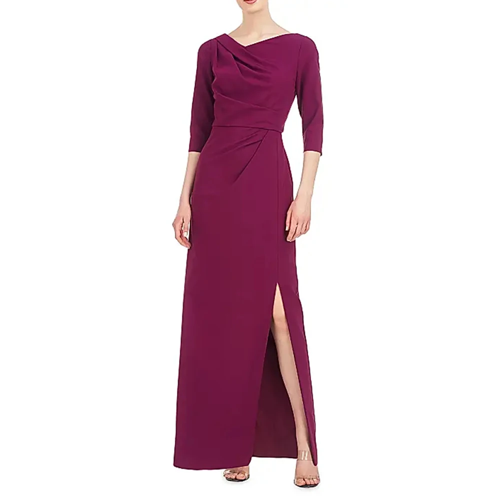 Women's Formal Evening Gowns Elegant Pleated Half Sleeve Evening Dresses Side Split Formal Party Gowns Cocktail Formal Dresses
Women's Formal Evening Gowns Elegant Pleated Half Sleeve Evening Dresses Side Split Formal Party Gowns Cocktail Formal Dresses