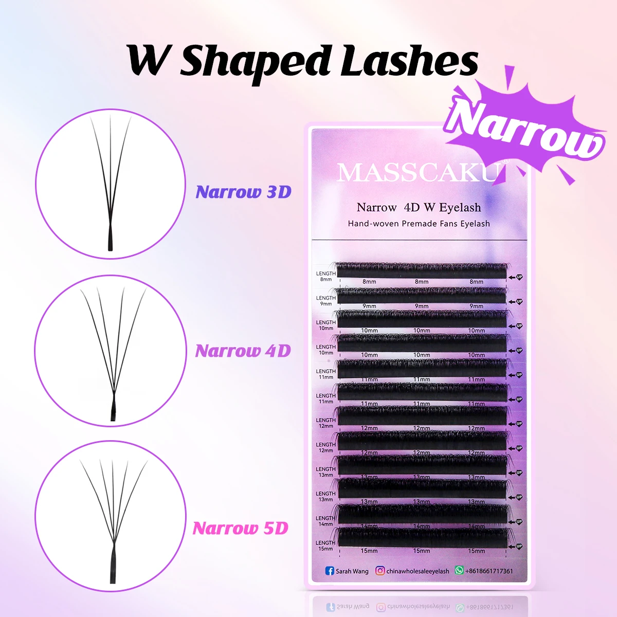 MASSCAKU V Shaped Eyelashes 3D-5D Narrow Premade Fans Lashes 0.07mm 8-15 mix Fluffy Faux Mink W-Shaped Eyelash Extensions Beauty
MASSCAKU V Shaped Eyelashes 3D-5D Narrow Premade Fans Lashes 0.07mm 8-15 mix Fluffy Faux Mink W-Shaped Eyelash Extensions Beauty