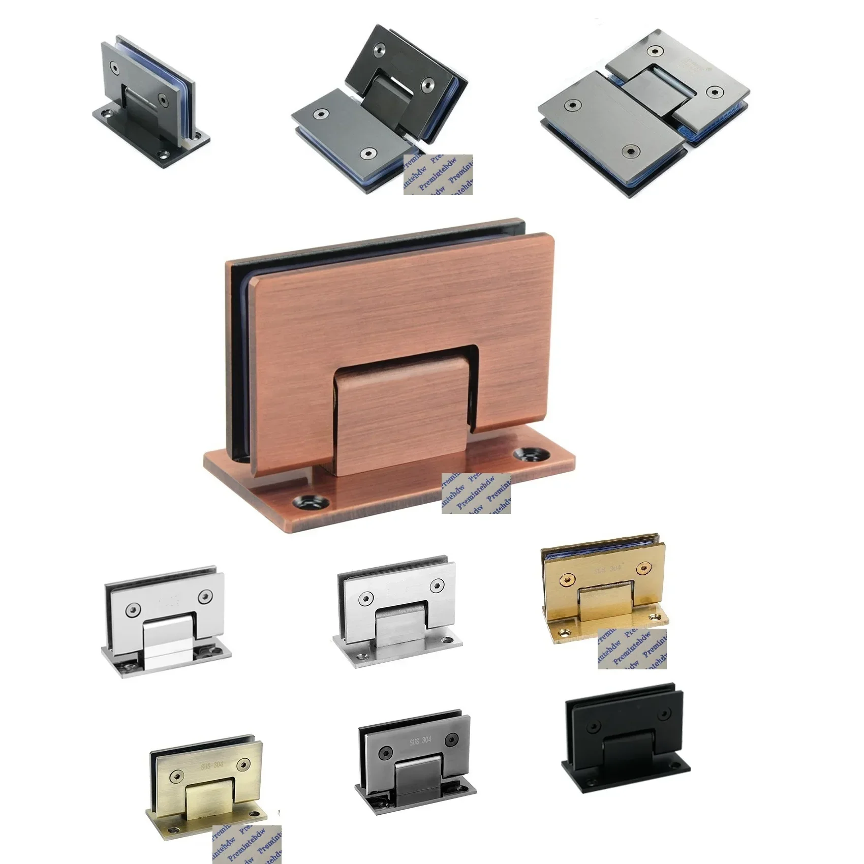 2Pcs 304 Stainless Steel Shower Enclosure Cubicle Glass Door Hinge 90 135 180 Degrees Gold Matte Black Mirror Brush Red Bronze
2Pcs 304 Stainless Steel Shower Enclosure Cubicle Glass Door Hinge 90 135 180 Degrees Gold Matte Black Mirror Brush Red Bronze