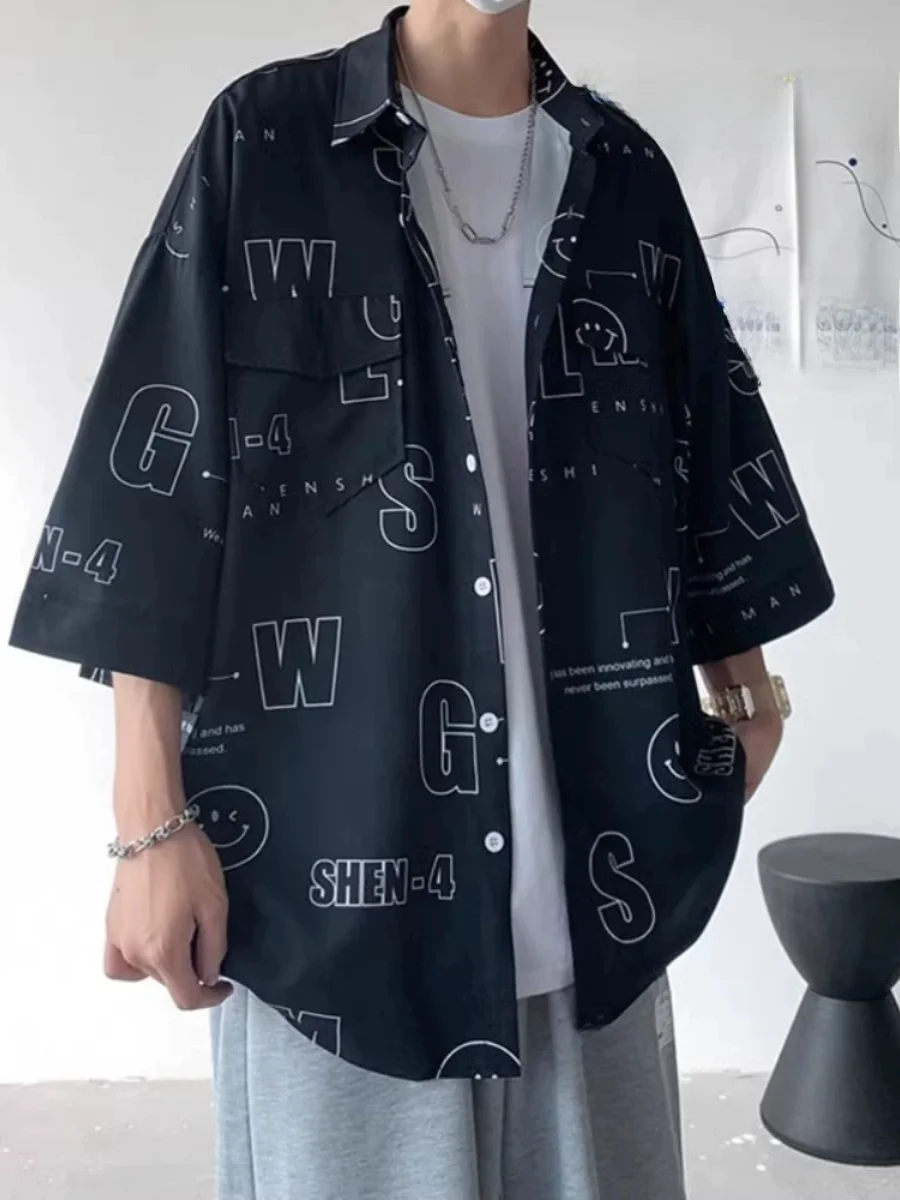 plus Size 300 Pou Men's Casual Loose ort Sve irt Trendy Hip Hop Printed Breathable Summer Faion Youth Clothing
plus Size 300 Pou Men's Casual Loose ort Sve irt Trendy Hip Hop Printed Breathable Summer Faion Youth Clothing