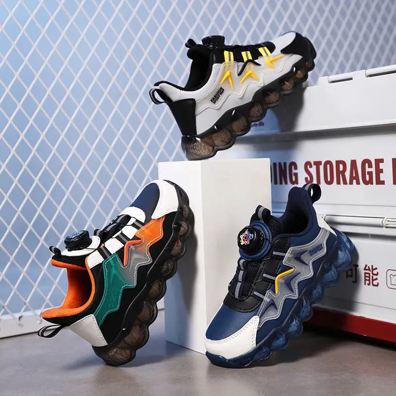 Summer new size children's casual shoes boys shoes breathable rotary buckle air cushion sports shoes
Summer new size children's casual shoes boys shoes breathable rotary buckle air cushion sports shoes