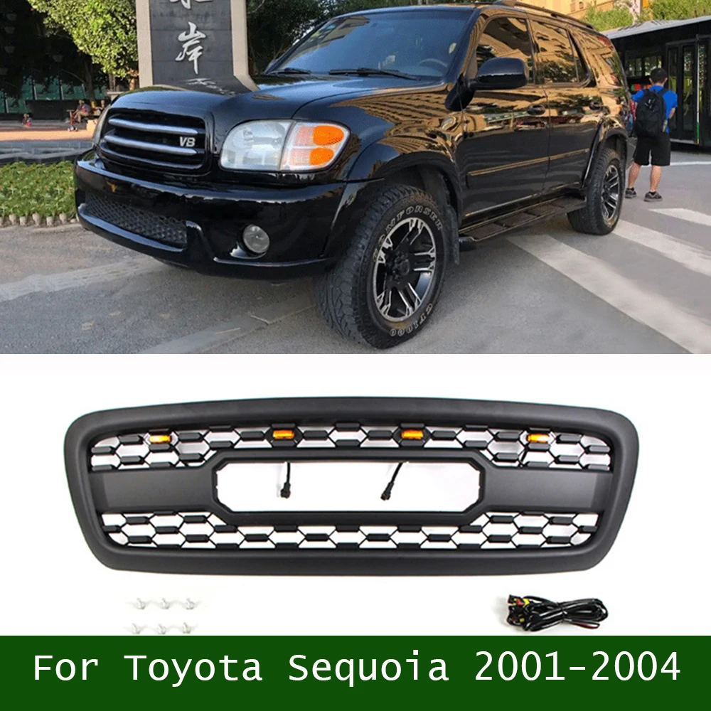 For Toyota Sequoia 2001-2004 High Quality Trim Hood Mesh Cover Car Accessories Car Front Bumper Grill Radiator Grille
For Toyota Sequoia 2001-2004 High Quality Trim Hood Mesh Cover Car Accessories Car Front Bumper Grill Radiator Grille