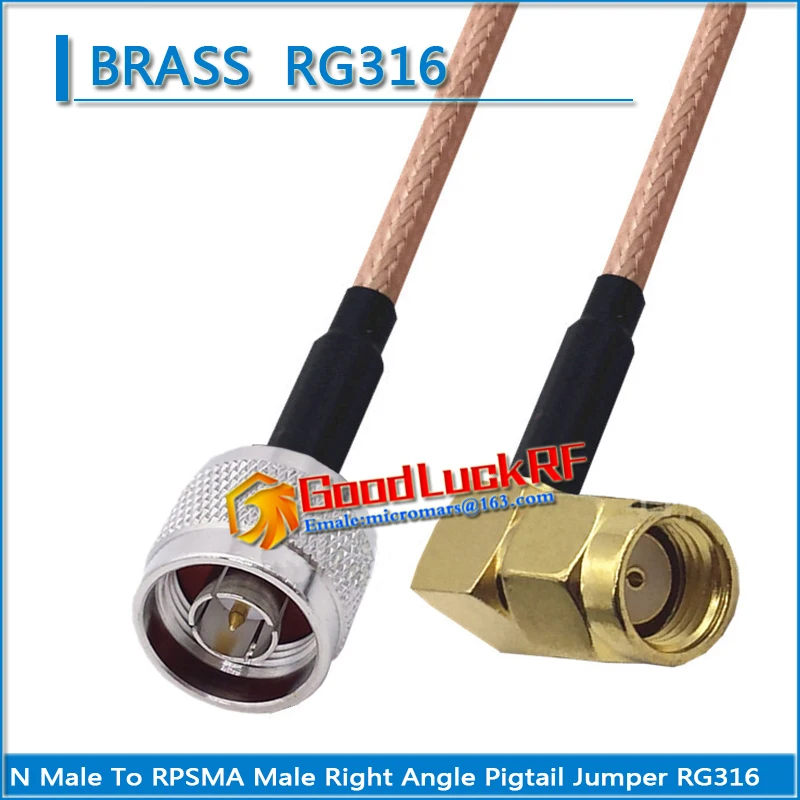 1X Pcs N Male to RPSMA RP-SMA RP SMA Male Right Angle 90 Degree Coaxial Type Pigtail Jumper RG316 Cable N to RPSMA Low Loss
1X Pcs N Male to RPSMA RP-SMA RP SMA Male Right Angle 90 Degree Coaxial Type Pigtail Jumper RG316 Cable N to RPSMA Low Loss