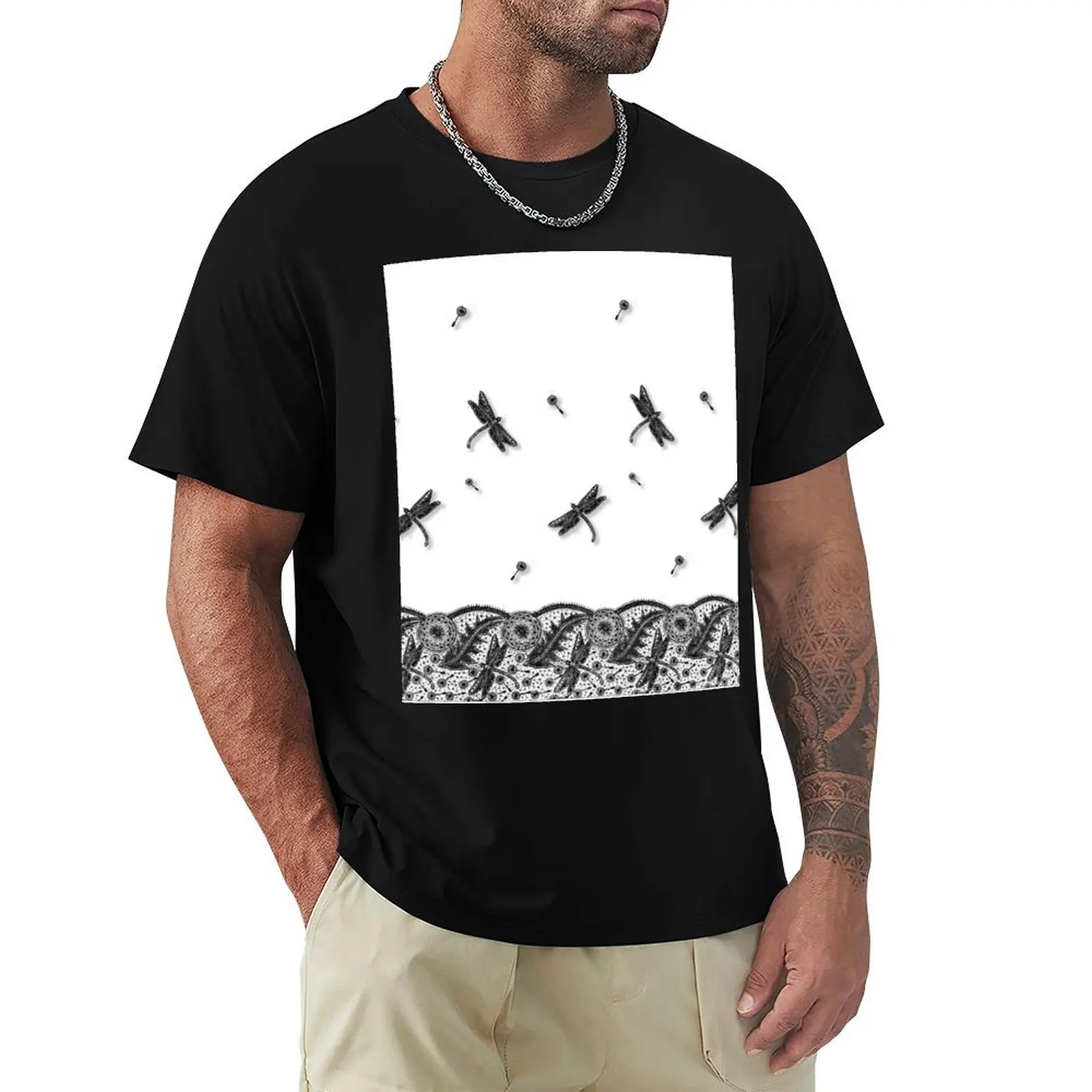 Dragonflies and Lace T-Shirt quick-drying custom t-shirts plain black t shirts men
Dragonflies and Lace T-Shirt quick-drying custom t-shirts plain black t shirts men