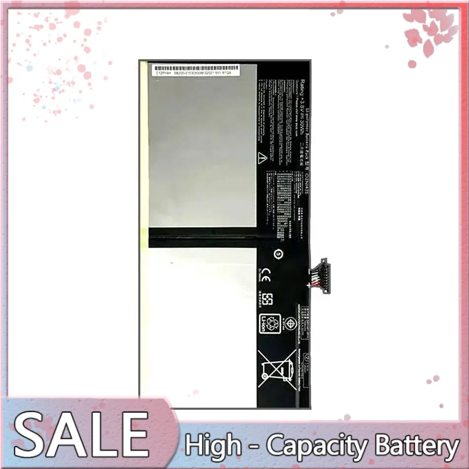 Аккумулятор для ноутбука C12N1435 7896 мАч для Asus T100HA T100HA-FU006T T100HA-C4-LB T100HA-FU040T
Аккумулятор для ноутбука C12N1435 7896 мАч для Asus T100HA T100HA-FU006T T100HA-C4-LB T100HA-FU040T