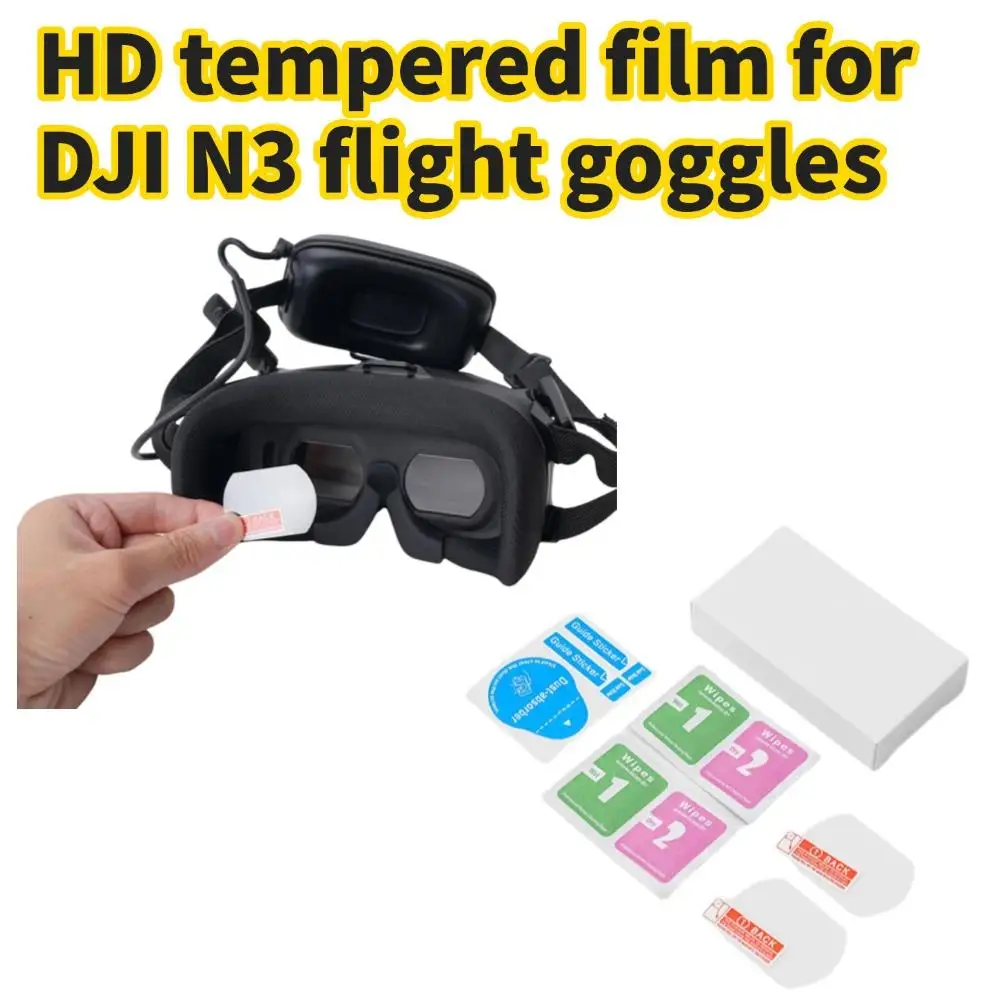 HD Tempered Film For DJI N3 Flight Goggles HD Imaging Anti-oil Anti-water Installation Tool For DJI N3 Accessories
HD Tempered Film For DJI N3 Flight Goggles HD Imaging Anti-oil Anti-water Installation Tool For DJI N3 Accessories