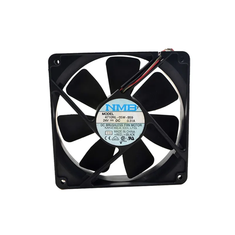 NEW ORIGINAL 4710NL-05W-B59 24V 0.31A 12025 120*120*25mm 12cm COOLING FAN
NEW ORIGINAL 4710NL-05W-B59 24V 0.31A 12025 120*120*25mm 12cm COOLING FAN