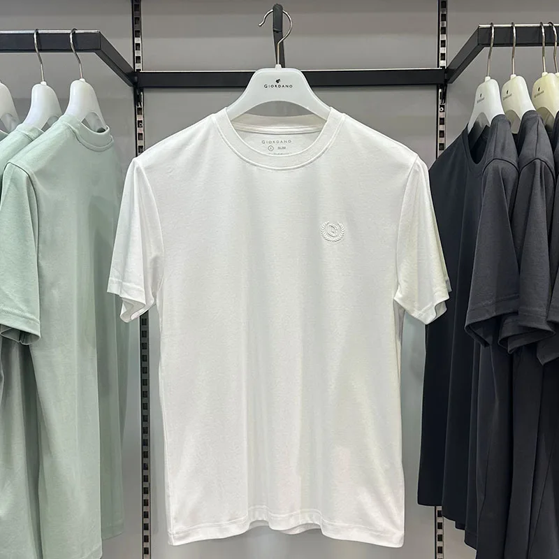Giordano Men's round Ne ort Sve T-irt Pure Cotton Casual Summer New Sle 0 02 5802 Stand Fit Daily Wear
Giordano Men's round Ne ort Sve T-irt Pure Cotton Casual Summer New Sle 0 02 5802 Stand Fit Daily Wear
