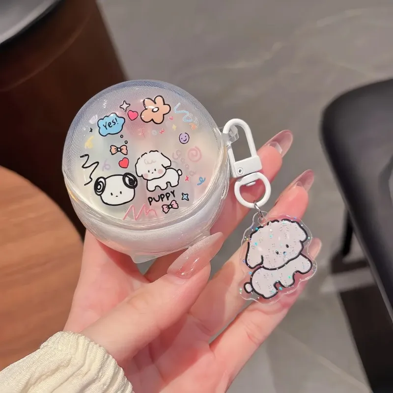 For OPPO Enco Air 3 Case Cartoon Puppy Cherry Earphone Accessories Transparent Soft Shell With Pendant Cover Protective Sleeve
For OPPO Enco Air 3 Case Cartoon Puppy Cherry Earphone Accessories Transparent Soft Shell With Pendant Cover Protective Sleeve