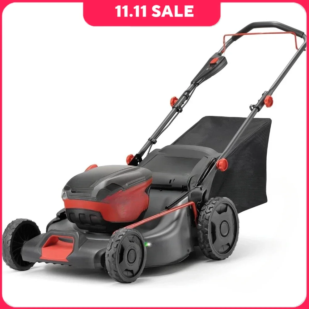 21-in. Lawn Mower, 60V Steel Deck Cordless Push Lawn Mower with 2.5 Ah Battery and Charger, Lawn Mower
21-in. Lawn Mower, 60V Steel Deck Cordless Push Lawn Mower with 2.5 Ah Battery and Charger, Lawn Mower