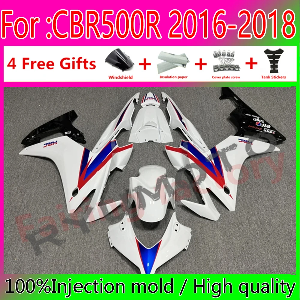 Injection mold Fairing kit for CBR500 CBR500R 2016 2017 2018 Motorcycle Accessories cbr 500 16 17 18 full bodywork fairings
Injection mold Fairing kit for CBR500 CBR500R 2016 2017 2018 Motorcycle Accessories cbr 500 16 17 18 full bodywork fairings