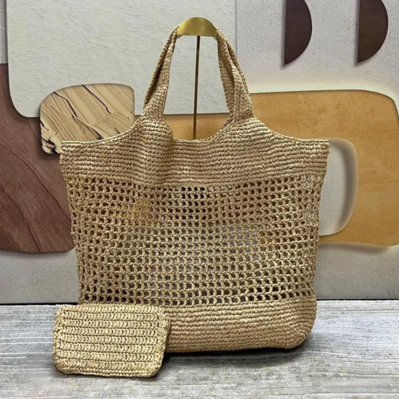 Handmade Straw Tote Bag Simple Versatile Y-shaped Luxury Fashion Shoulder Bag Women Holiday Dating Large Capacity Storage Bag
Handmade Straw Tote Bag Simple Versatile Y-shaped Luxury Fashion Shoulder Bag Women Holiday Dating Large Capacity Storage Bag