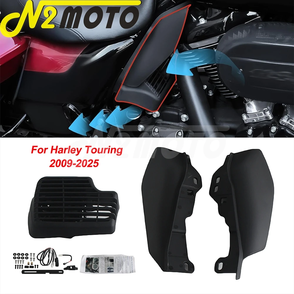 Комплект вентиляторов Cool Flow, вентилятор охлаждения мотоцикла с теплозащитным экраном для Harley Touring Road Glide Road King FLHR FLTRX 2009-2025
Комплект вентиляторов Cool Flow, вентилятор охлаждения мотоцикла с теплозащитным экраном для Harley Touring Road Glide Road King FLHR FLTRX 2009-2025