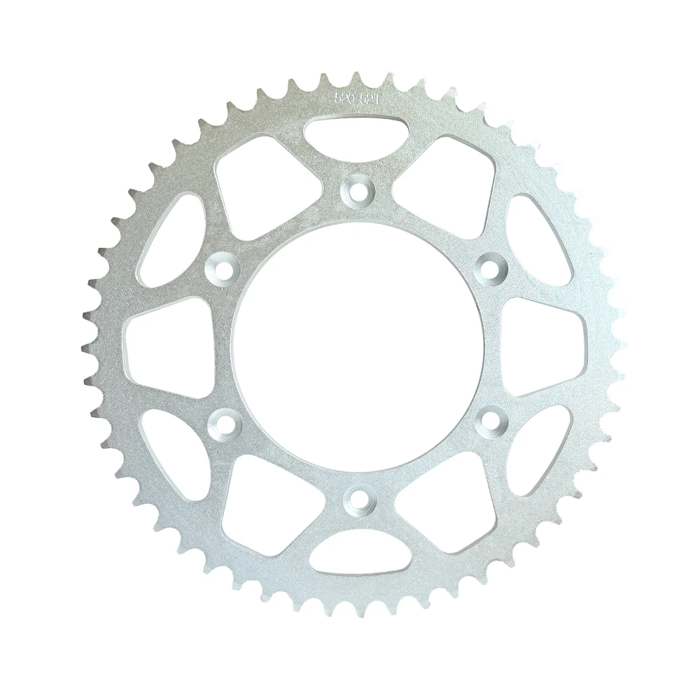 520-52 Tooth Rear Chain Sprocket ID 125mm for 520 Chain 125CC 250CC Pit Dirt Bike ATV Quad Bike Motorcycle
520-52 Tooth Rear Chain Sprocket ID 125mm for 520 Chain 125CC 250CC Pit Dirt Bike ATV Quad Bike Motorcycle