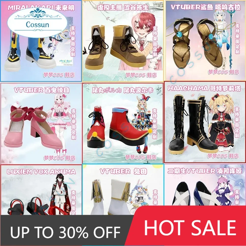 COSSUN Vtuber Nakiri Ayame/Vox Akuma/Shibuya sei/Gura/Haachama/Omaru Polka/Minato Aqua/Usada Pekora/Mirai Akari cosplay shoes bo
COSSUN Vtuber Nakiri Ayame/Vox Akuma/Shibuya sei/Gura/Haachama/Omaru Polka/Minato Aqua/Usada Pekora/Mirai Akari cosplay shoes bo