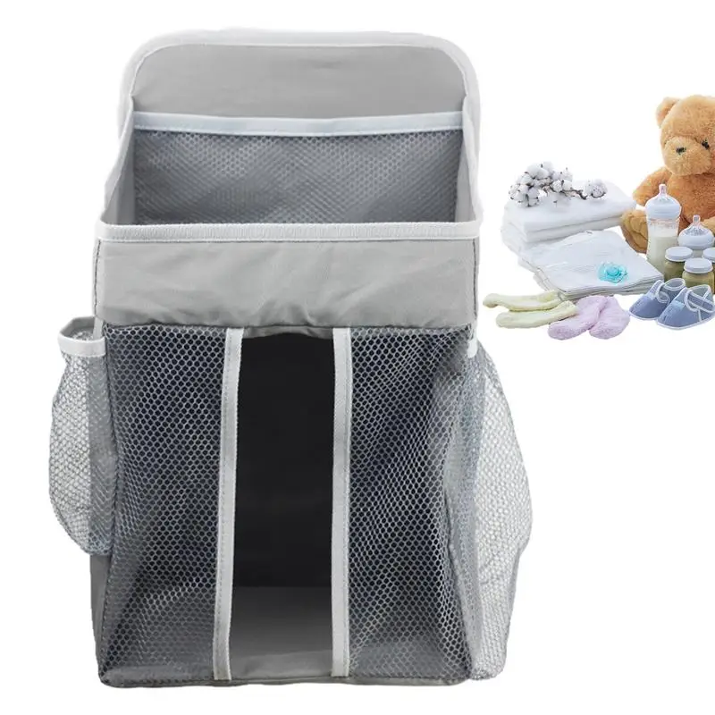 Diaper Holder For Crib Kids Bedside Organizer Reusable Crib Diaper Organizer Large Capacity Diaper Bag With Hooks And Straps
Diaper Holder For Crib Kids Bedside Organizer Reusable Crib Diaper Organizer Large Capacity Diaper Bag With Hooks And Straps