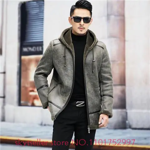 2022 Autumn Winter Men's Fashion Long Hooded Jackets Male Genuine Wool Fur Warm Coats Men Real Fur Thick Casual Outerwear N24
2022 Autumn Winter Men's Fashion Long Hooded Jackets Male Genuine Wool Fur Warm Coats Men Real Fur Thick Casual Outerwear N24