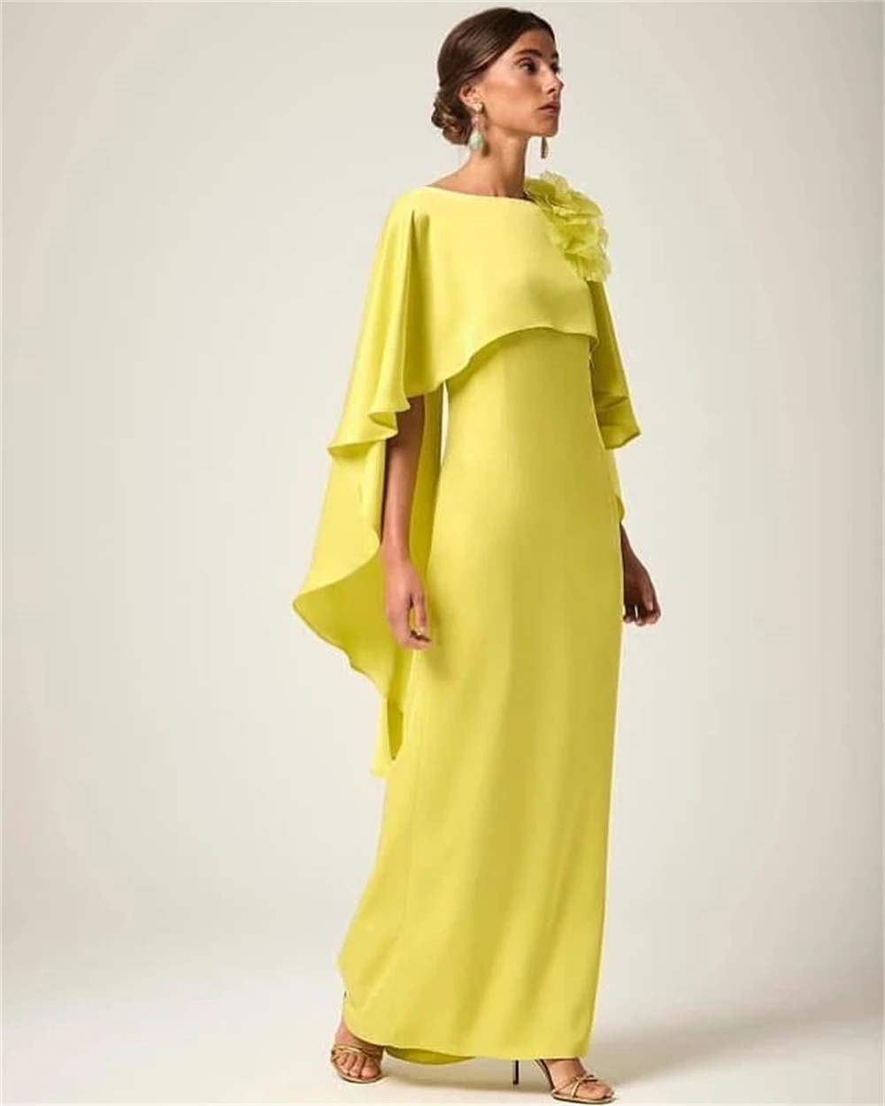 Customized Graceful O-Neck Half Sleeves Evening Dress Delicate Flowers Celebrity Gowns Classic Sheath Special Occasion
Customized Graceful O-Neck Half Sleeves Evening Dress Delicate Flowers Celebrity Gowns Classic Sheath Special Occasion