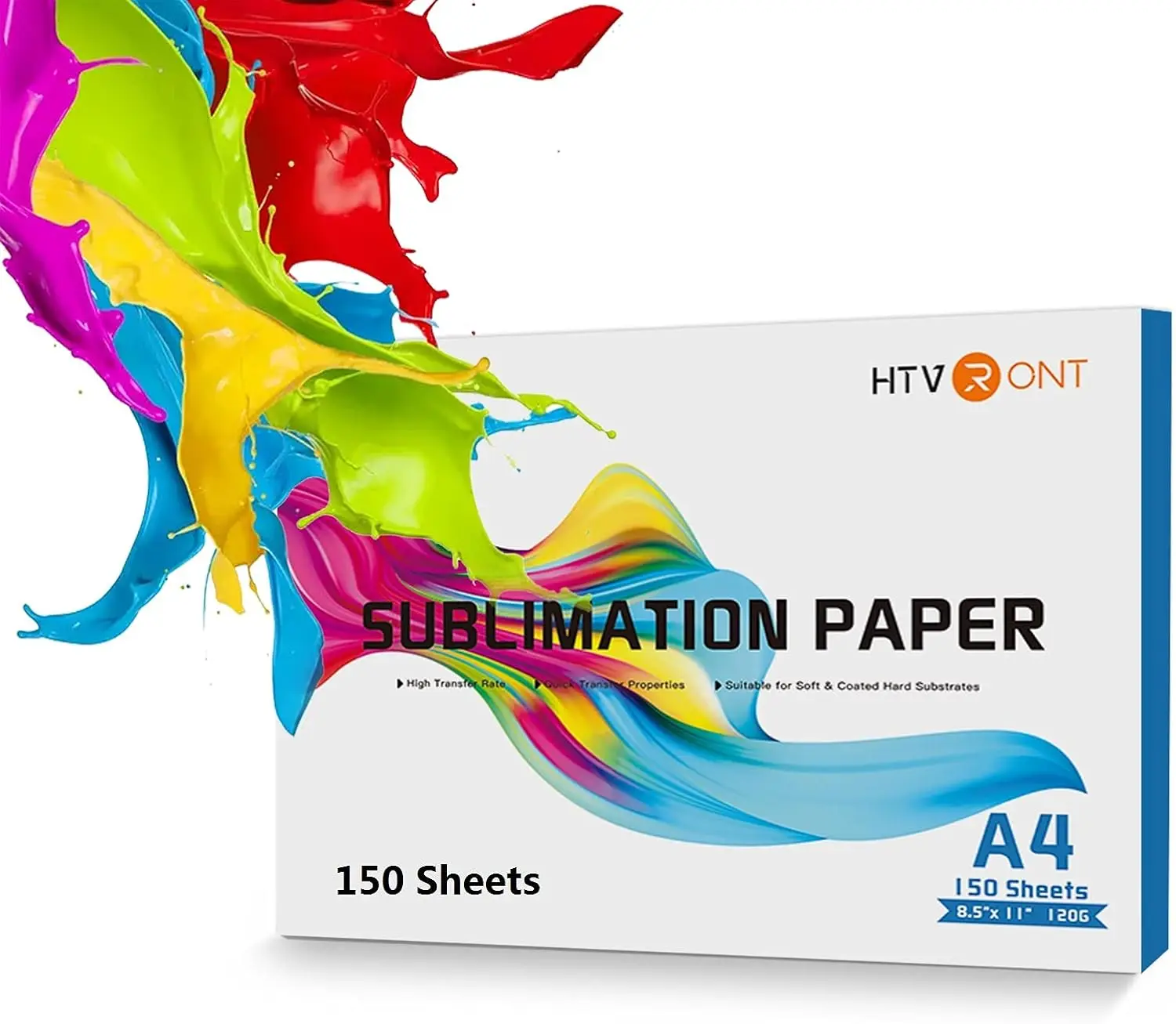 HTVRONT Sublimation Paper 8.5 x 11 inches - 150 Sheets Sublimation Paper Compatible with Inkjet Printer 120gsm
HTVRONT Sublimation Paper 8.5 x 11 inches - 150 Sheets Sublimation Paper Compatible with Inkjet Printer 120gsm
