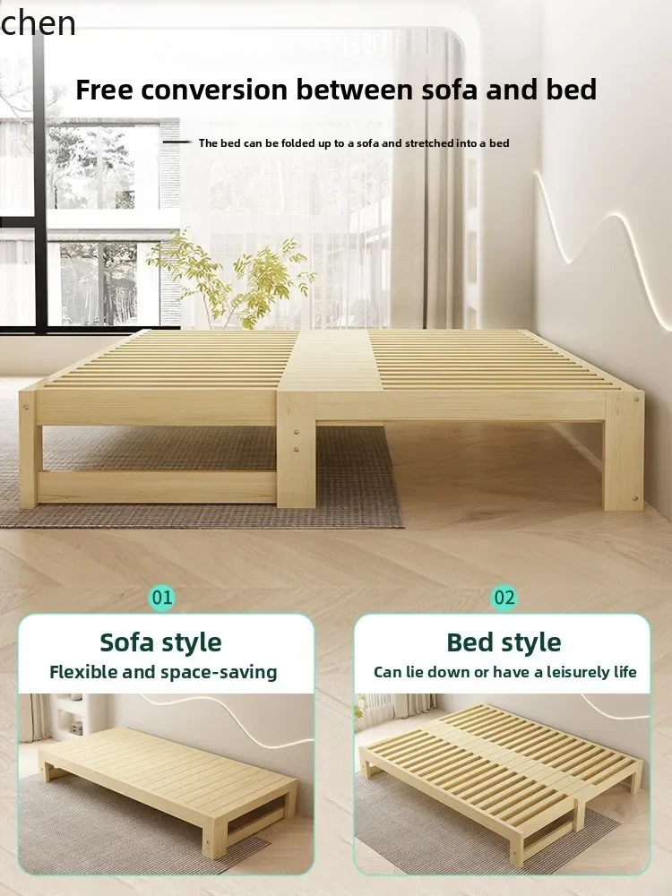 TQH7.2 Folding Sofa Bed Solid Wood Tatami Single Simple Pull-out Sliding Extendable Bed
TQH7.2 Folding Sofa Bed Solid Wood Tatami Single Simple Pull-out Sliding Extendable Bed