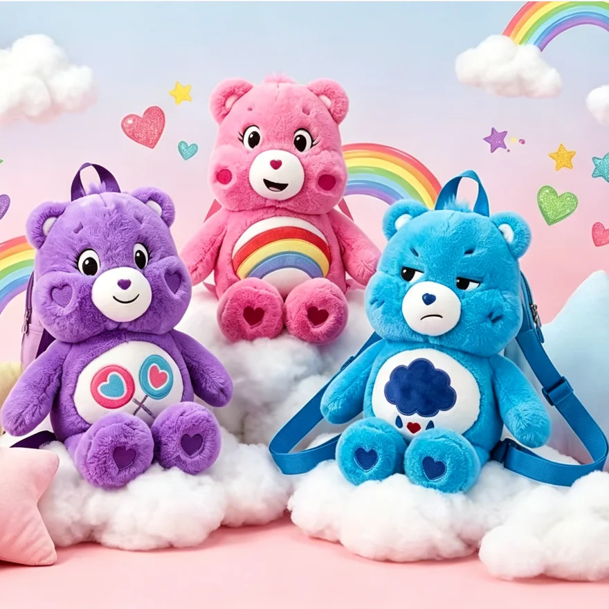 40cm Care Bears Plush Backpack Cute Cartoon Stuffed Bear Schoolbag Shoulder Bag Ideal Gift for Girl School&Daily Use Accessories
40cm Care Bears Plush Backpack Cute Cartoon Stuffed Bear Schoolbag Shoulder Bag Ideal Gift for Girl School&Daily Use Accessories