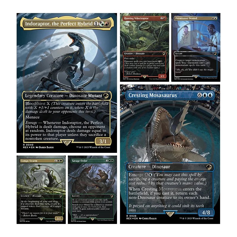 Magical Proxy Trading Card Game Diy Homemade Cresting Mosasaurus Ravenous Tyrannosaurus Collection Card Toys Gift
Magical Proxy Trading Card Game Diy Homemade Cresting Mosasaurus Ravenous Tyrannosaurus Collection Card Toys Gift