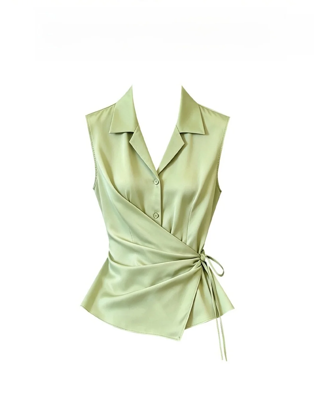 French Style No Sleeve Shirt Women's High End Beautiful Commute Waist Cinching Tie Dye Top Skin Friendly Breathable
French Style No Sleeve Shirt Women's High End Beautiful Commute Waist Cinching Tie Dye Top Skin Friendly Breathable