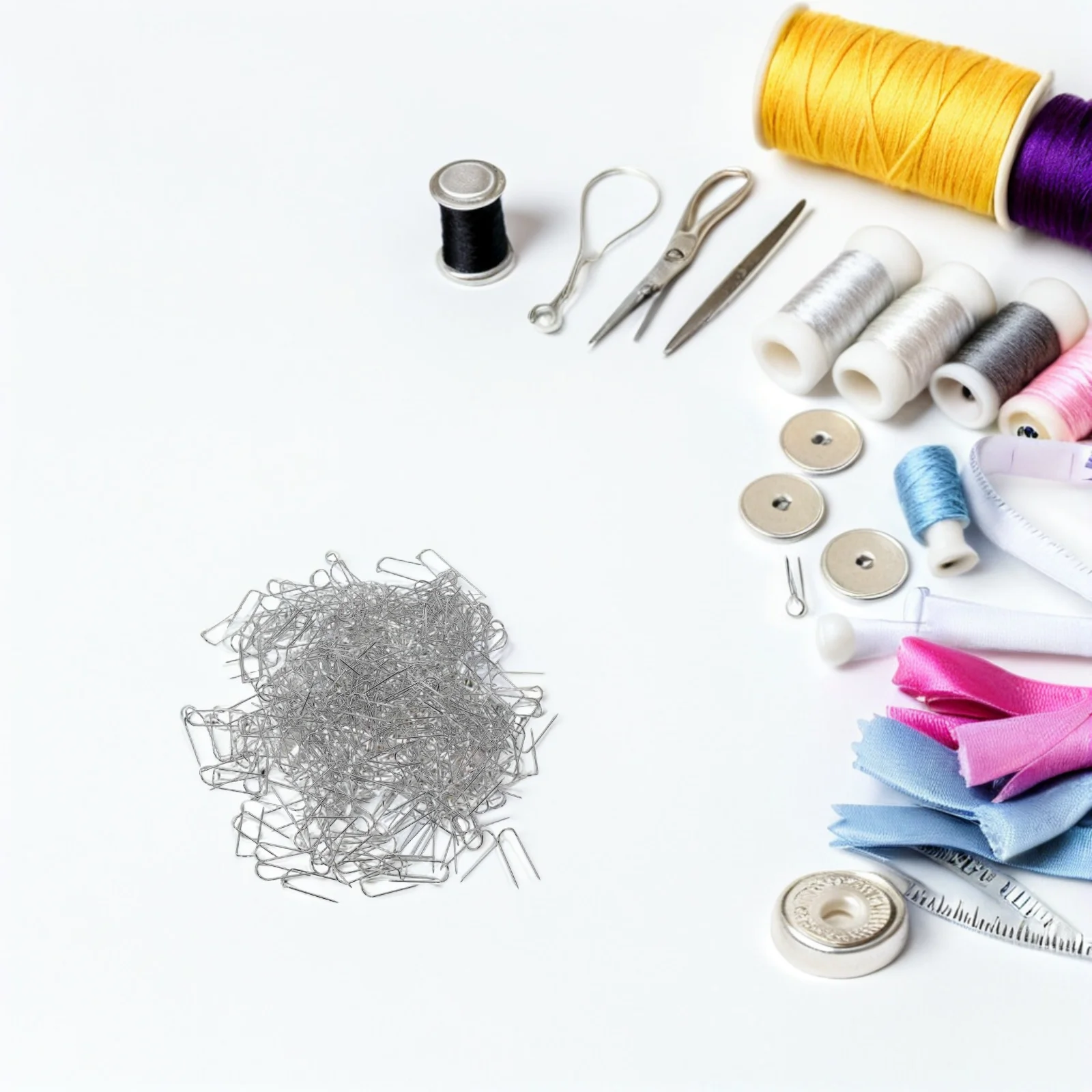 400Pcs Sewing Pins Stainless Steel U Shape Quilting Pins for Fabric Positioning Patchwork Crafts Holding Thick Materials Firmly
400Pcs Sewing Pins Stainless Steel U Shape Quilting Pins for Fabric Positioning Patchwork Crafts Holding Thick Materials Firmly