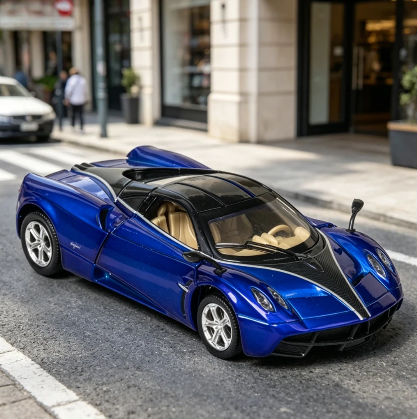 1:32 Zonda Sports Car High Simulation Diecast Metal Alloy Model Car Sound Light Pull Back Collection Kids Toy Gifts A306
1:32 Zonda Sports Car High Simulation Diecast Metal Alloy Model Car Sound Light Pull Back Collection Kids Toy Gifts A306