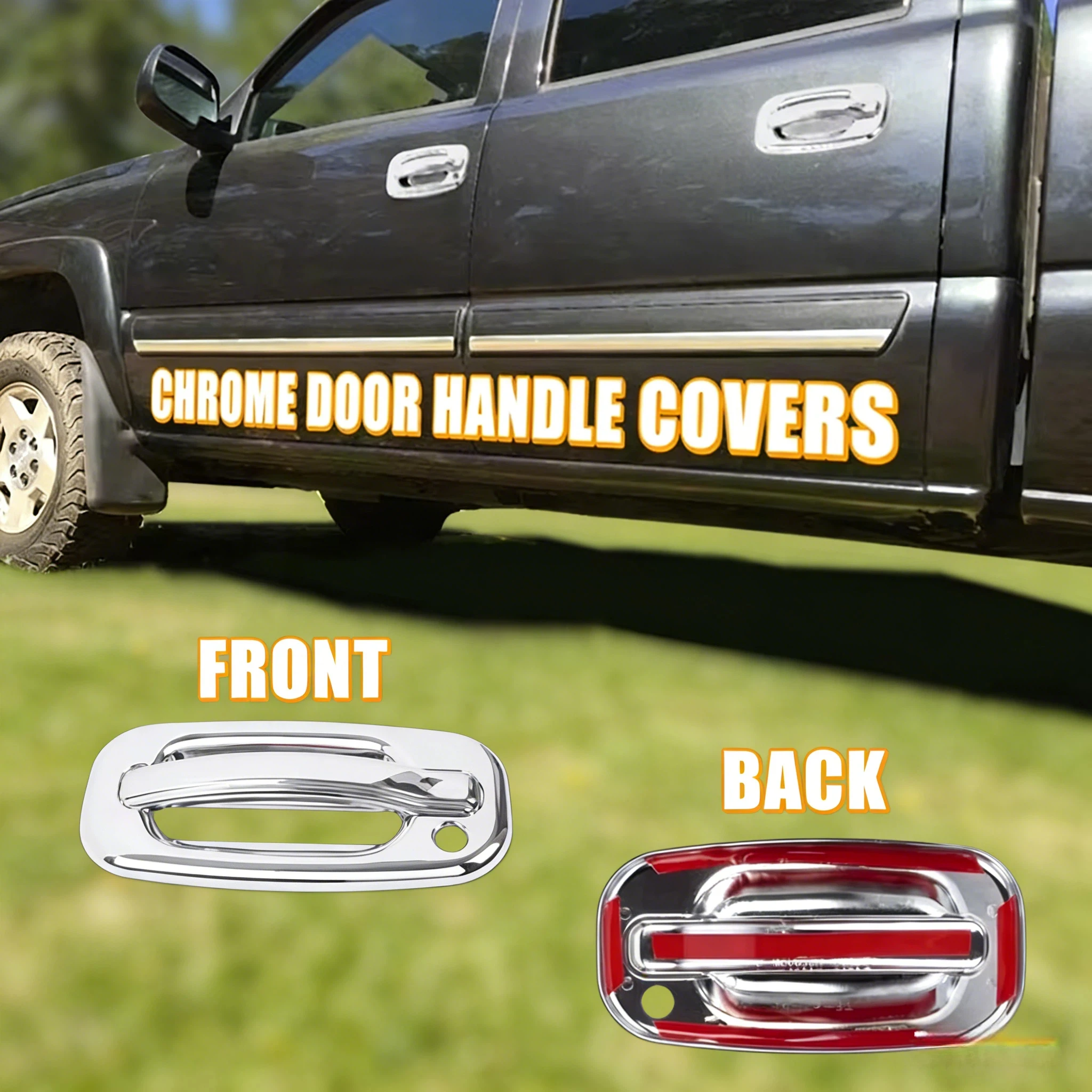 НОВЫЕ хромированные накладки на дверные ручки для Chevrolet Silverado, Tahoe, Suburban, Avalanche, GMC Yukon, Sierra 1999-2006 годов выпуска
НОВЫЕ хромированные накладки на дверные ручки для Chevrolet Silverado, Tahoe, Suburban, Avalanche, GMC Yukon, Sierra 1999-2006 годов выпуска