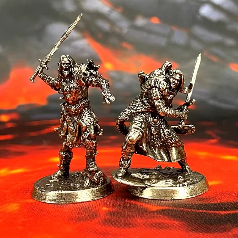 New Fantasy Metal Miniature Demon Warrior Set, Handcrafted Cupronickel Collectible Figurines for Tabletop Gaming & Desktop Decor
New Fantasy Metal Miniature Demon Warrior Set, Handcrafted Cupronickel Collectible Figurines for Tabletop Gaming & Desktop Decor