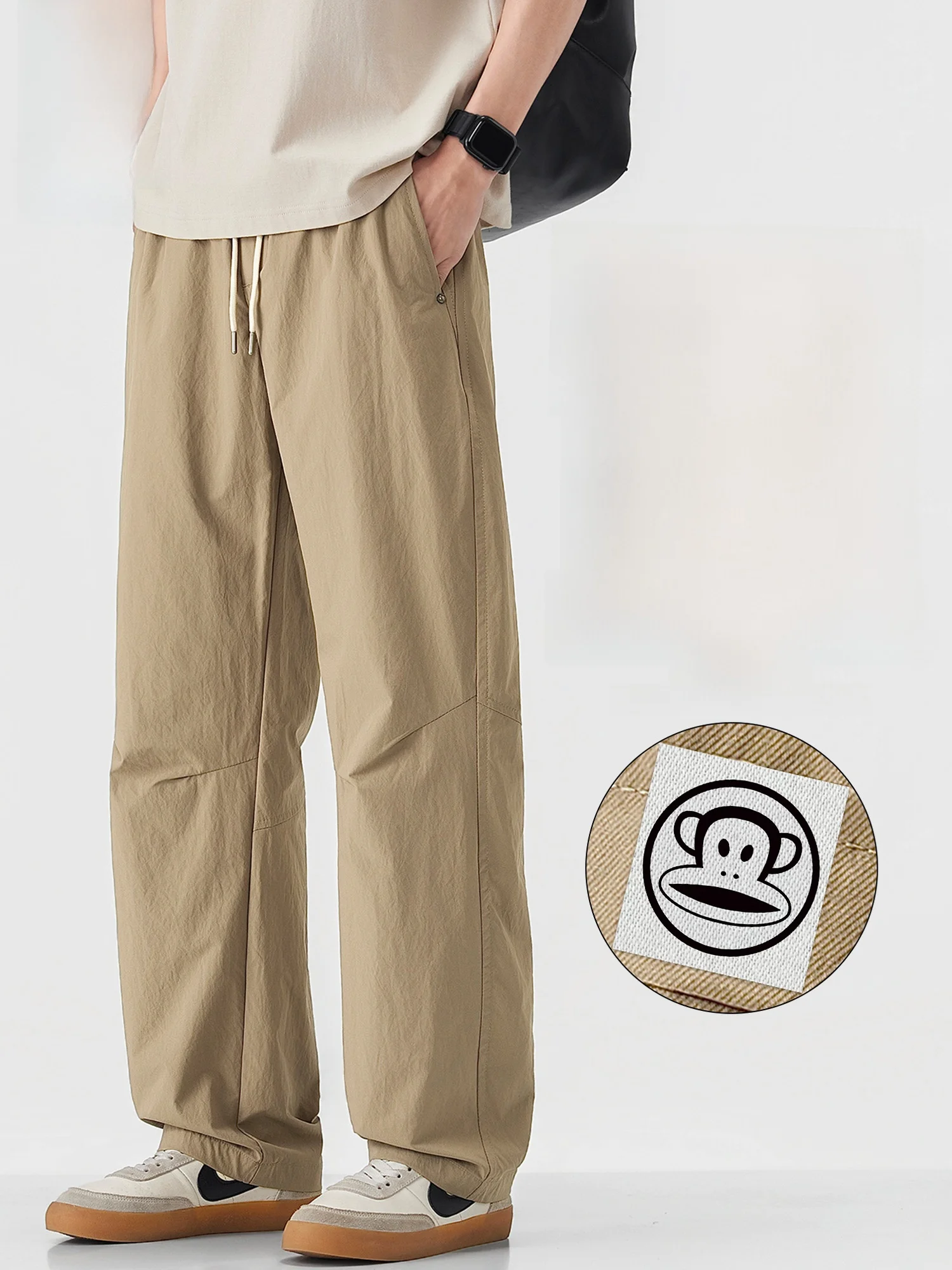 PaulFrank American Sle Casual Pants Men's Summer Lightweight Breathable Wide Leg Straight Tube Pants Workwear Loose Waist
PaulFrank American Sle Casual Pants Men's Summer Lightweight Breathable Wide Leg Straight Tube Pants Workwear Loose Waist