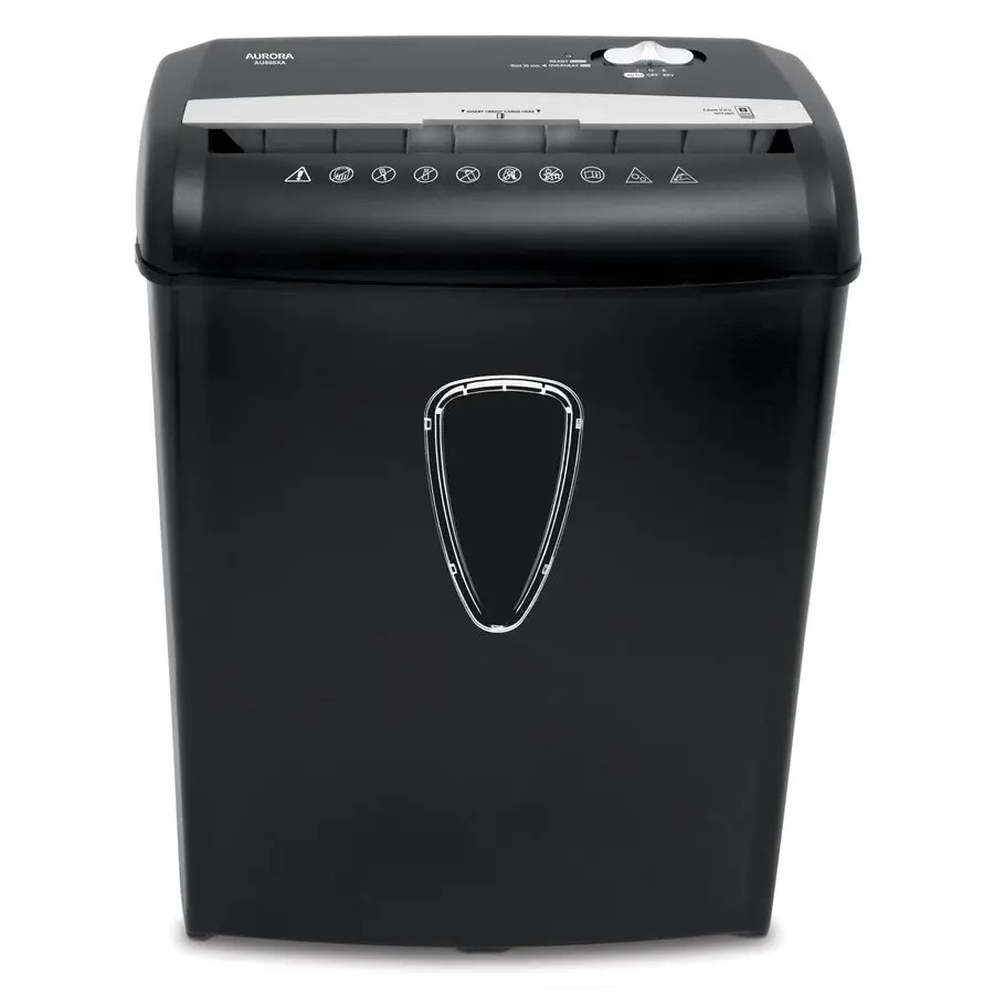 AU890XA 8Sheet Crosscut Paper and Credit Card Shredder with Wastebasket
AU890XA 8Sheet Crosscut Paper and Credit Card Shredder with Wastebasket