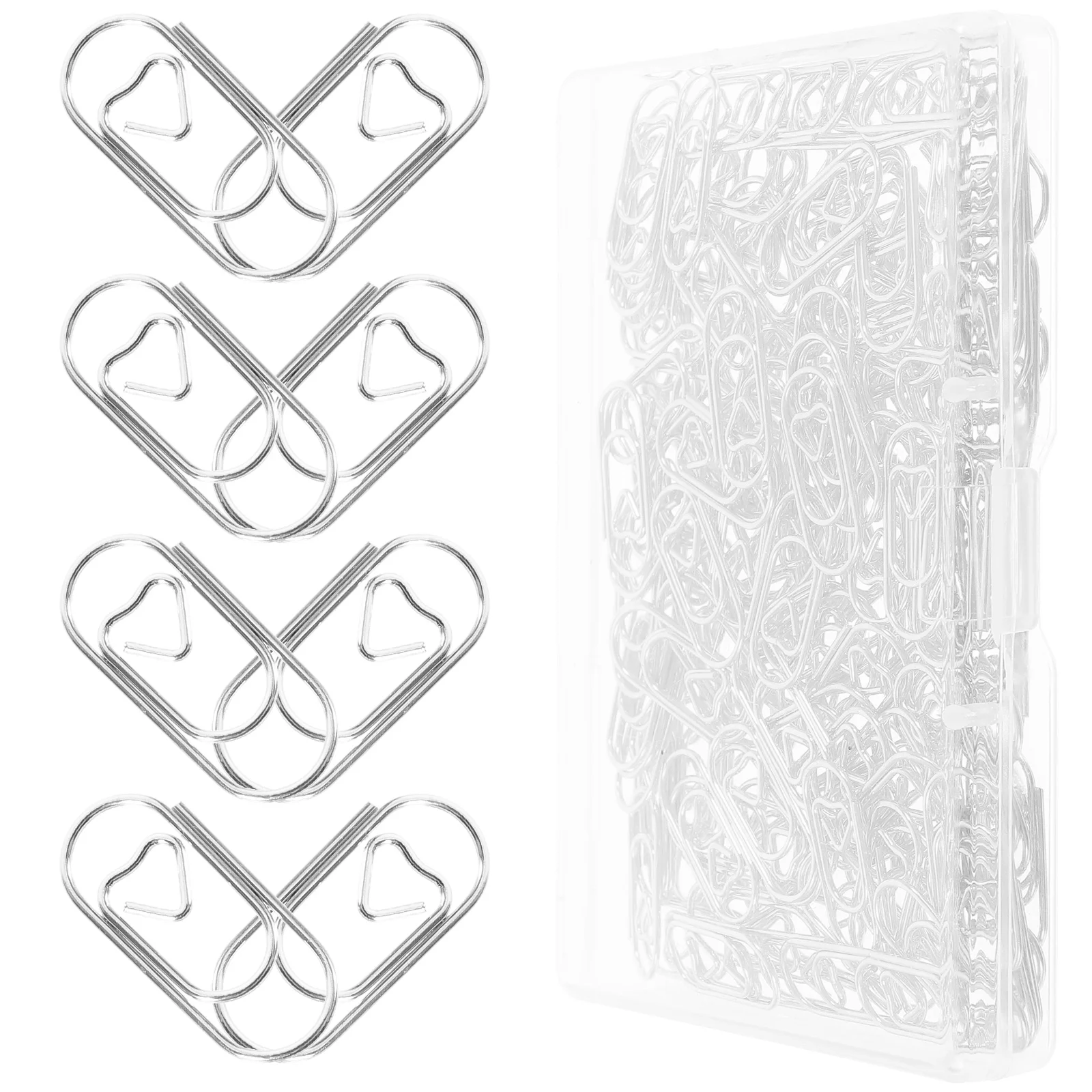 150pcs Heart Size Desk Accessories Cute Creative Clips for Office Paper Clip Creative Shaped Paper Clips School
150pcs Heart Size Desk Accessories Cute Creative Clips for Office Paper Clip Creative Shaped Paper Clips School