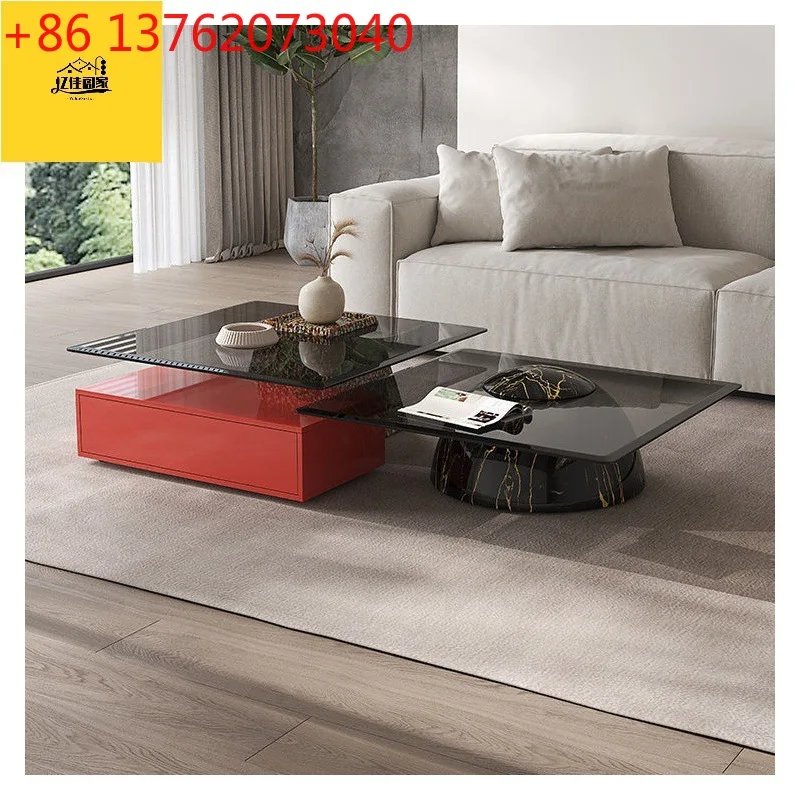 Легкий роскошный современный минималистичный стеклянный журнальный столик для маленькой квартиры, элитный итальянский скандинавский стиль
Легкий роскошный современный минималистичный стеклянный журнальный столик для маленькой квартиры, элитный итальянский скандинавский стиль