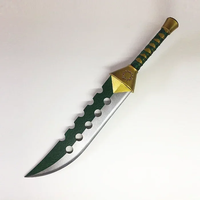 Аниме «Семь смертных грехов», Meliodas Demon, 58 см, меч, нож Lostvayne, реплика, реквизит, детский костюм, игрушка для косплея
Аниме «Семь смертных грехов», Meliodas Demon, 58 см, меч, нож Lostvayne, реплика, реквизит, детский костюм, игрушка для косплея