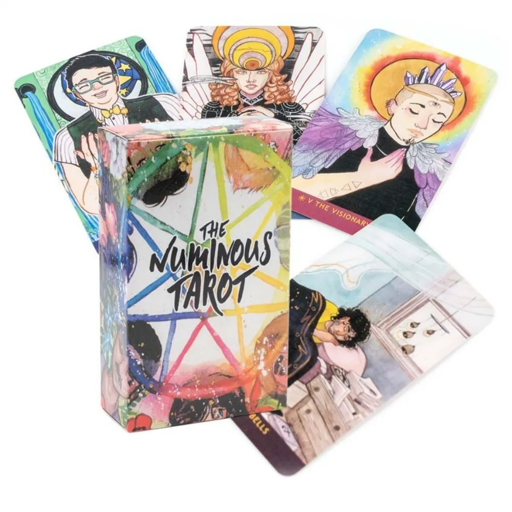 10.3*6cm 79pcs The Numinous Tarot Card Games Rendered In Beautiful and Luminous Watercolor and Inks
10.3*6cm 79pcs The Numinous Tarot Card Games Rendered In Beautiful and Luminous Watercolor and Inks