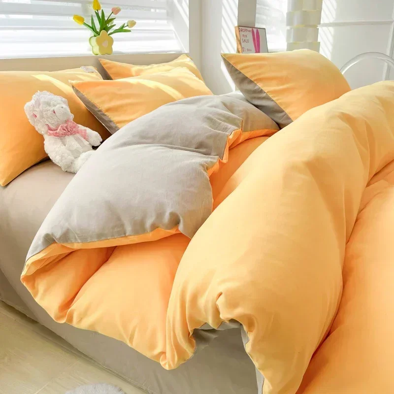 Winter Duvet Cover Solid Color Adult Kids Quilt Cover Single Twin Double Queen King Bedding Comforter Cover Home Decor 4Pc Sets
Winter Duvet Cover Solid Color Adult Kids Quilt Cover Single Twin Double Queen King Bedding Comforter Cover Home Decor 4Pc Sets