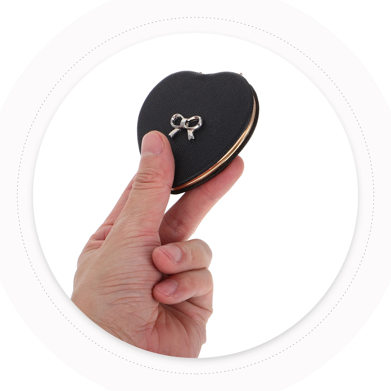 Cute Heart-Shaped Makeup Mirror Portable Mini Compact Purse Small Aesthetic Dual-Sided Magnifying Mirror Bow Design
Cute Heart-Shaped Makeup Mirror Portable Mini Compact Purse Small Aesthetic Dual-Sided Magnifying Mirror Bow Design