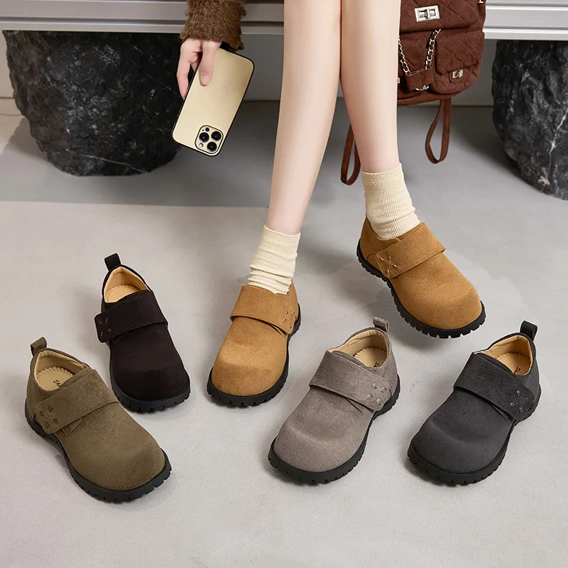 Женские лоферы на платформе из натуральной кожи, увеличивающие рост на 6,5 см, туфли дерби с пряжкой, ретро-стиль
Женские лоферы на платформе из натуральной кожи, увеличивающие рост на 6,5 см, туфли дерби с пряжкой, ретро-стиль