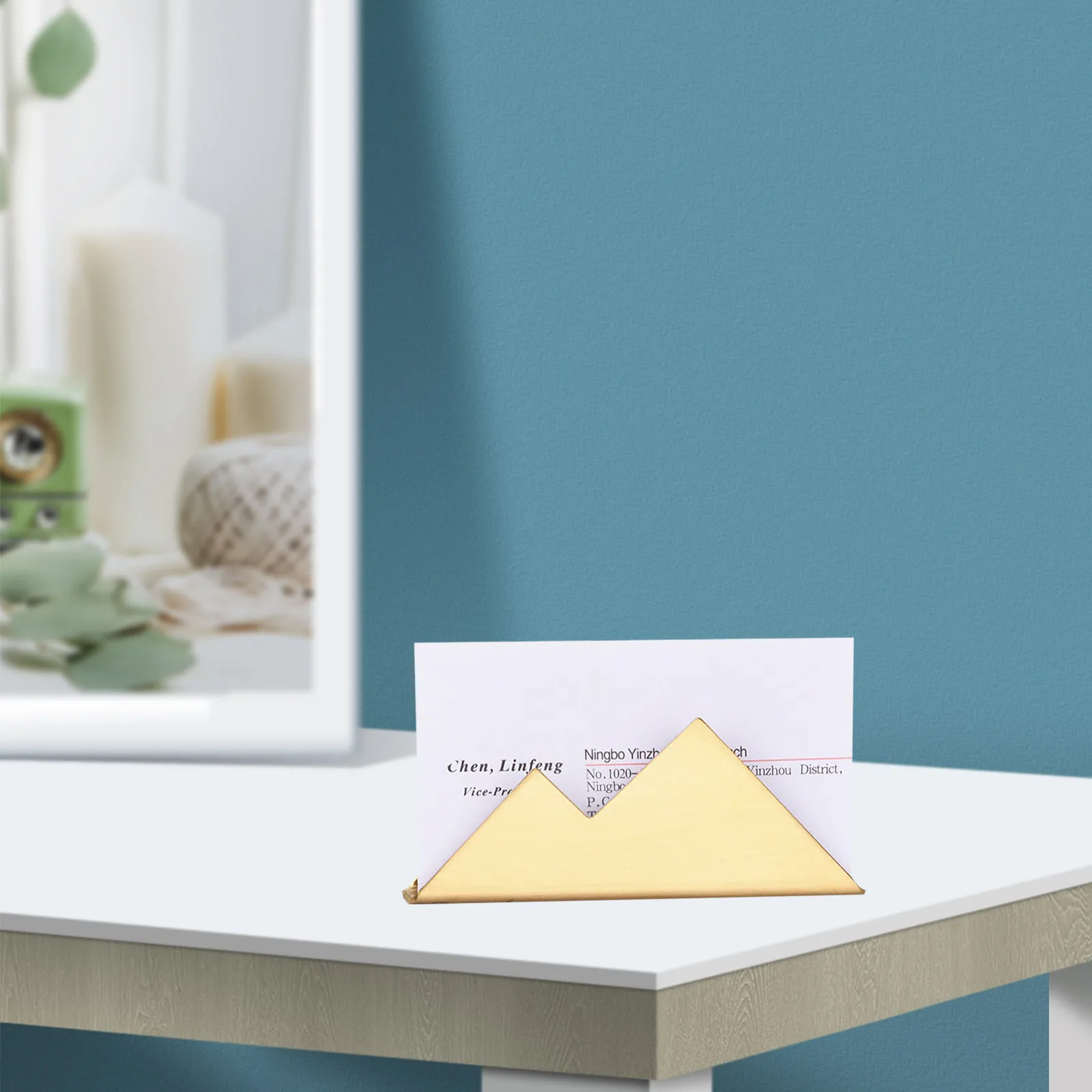 Stainless Steel Business Card Holder Desktop Stand Vertical Cards Display Note Holder Metal Table Organizer for Office Clinic
Stainless Steel Business Card Holder Desktop Stand Vertical Cards Display Note Holder Metal Table Organizer for Office Clinic