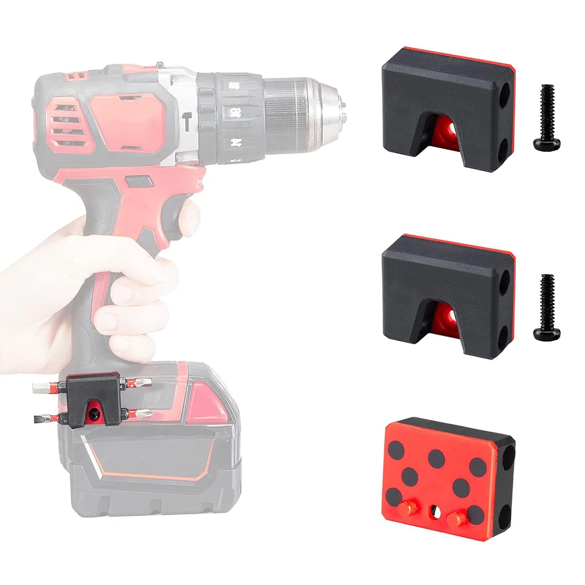 B44CFor Milwaukee M18 Drill Bit Organizer for Milwaukee Drills Carry Up ,Bit Holder (2 Pack)
B44CFor Milwaukee M18 Drill Bit Organizer for Milwaukee Drills Carry Up ,Bit Holder (2 Pack)