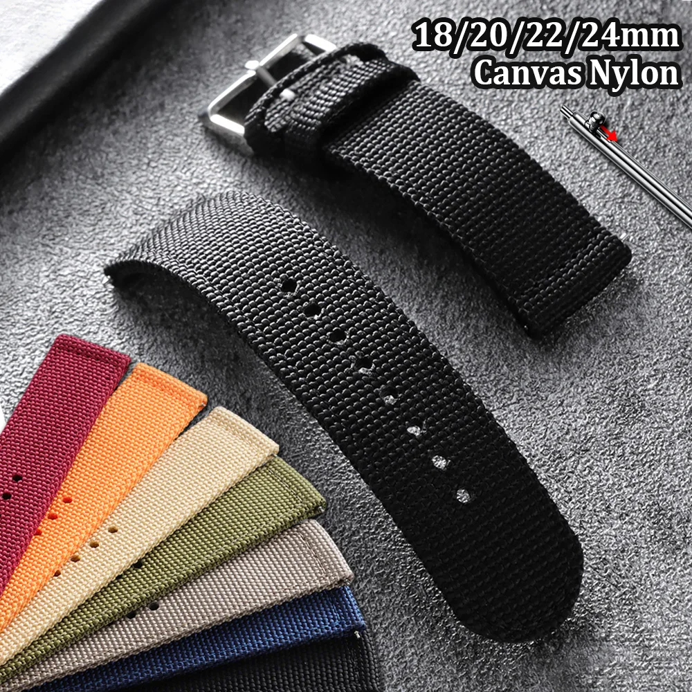 18/20/22/24mm Nylon Watch Bands for Seiko for Smartwatch Army Canvas Woven Watch Strap Quick Release Wristband Men's Bracelet
18/20/22/24mm Nylon Watch Bands for Seiko for Smartwatch Army Canvas Woven Watch Strap Quick Release Wristband Men's Bracelet