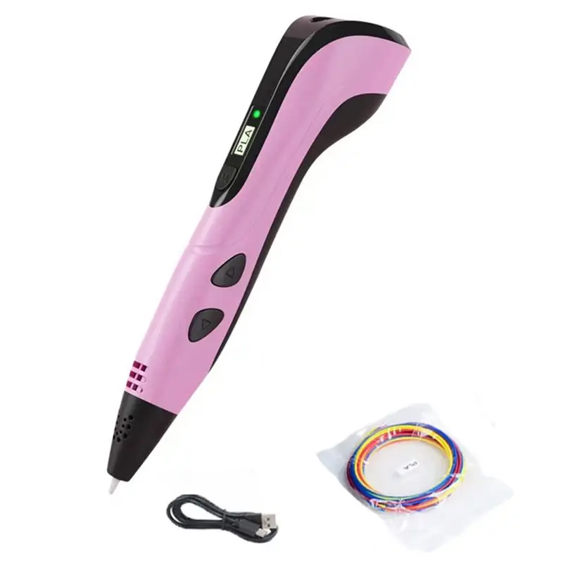 AT82-3D Printing Pen Safe Low-Temperature 3D Printing Pen Educational Art Kit 3D Printing Pen DIY Drawing Tool Pink
AT82-3D Printing Pen Safe Low-Temperature 3D Printing Pen Educational Art Kit 3D Printing Pen DIY Drawing Tool Pink